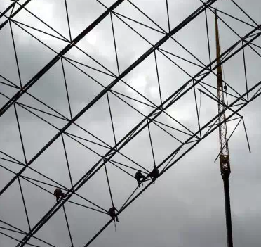 網架結構高空散裝如何做？